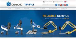 Desktop Screenshot of donecnc.com